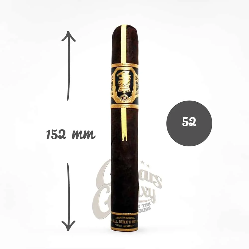 DREW ESTATE Undercrown 10 All Dekk' D Out Toro πούρο Undercrown 10 All Dekk' D Out Toro πούρο τόρο Νικαράγουας γεύση σοκολάτας, κακάο, δέρματος και μελιού μήκος 152 χιλιοστά διάμετρος 52 χιλιοστά