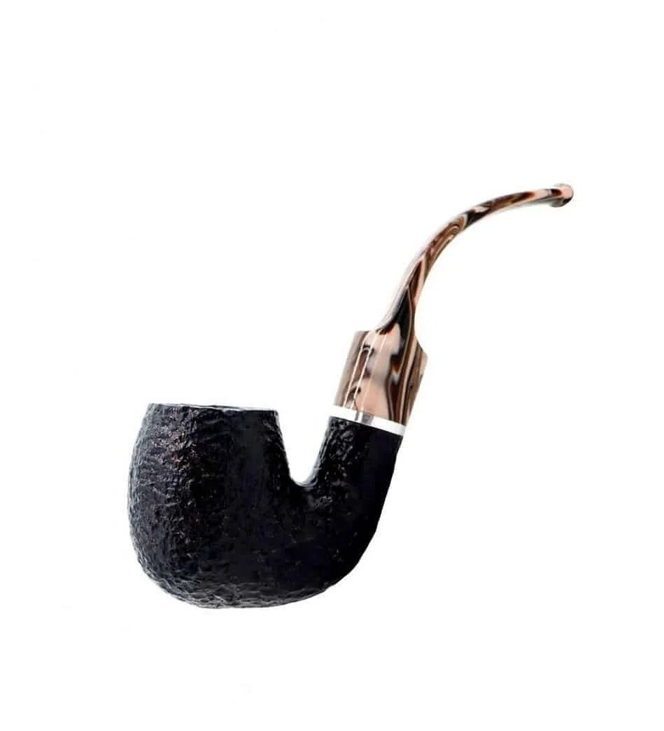 savinelli Morellina Rustica Πίπα Καπνού Morellina Rustica 614 Πίπα Καπνού ξύλινη μαύρου χρώματος ρουστίκ