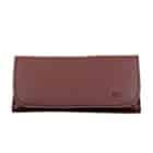 PU Leather Κόκκινη Δερμάτινη Θήκη Καπνού