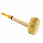Pony Express Corn Cob Tobacco Pipe Πίπα Καπνού ξύλινη κίτρινου χρώματος