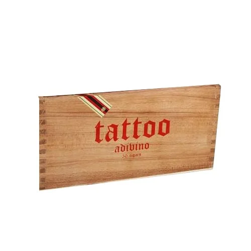 Tattoo Adivino κουτί πούρων ξύλινο