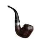 Sherlock Holmes Dark Smooth Watson P-Lip Πίπα Καπνού ξύλινη σε καφέ χρώμα