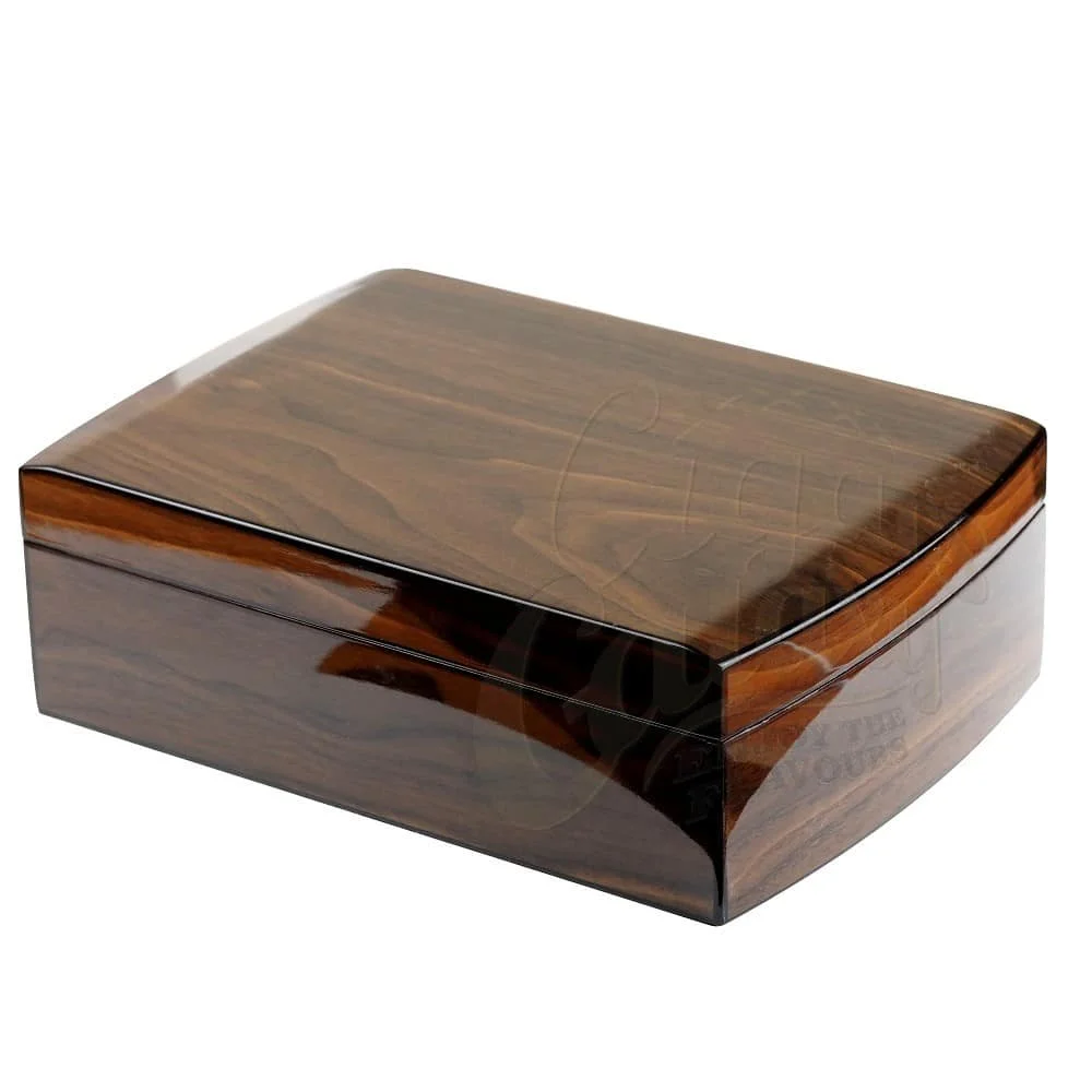 Humidor Υγραντήρας walnut set για 15 Πούρα Humidor Υγραντήρας πούρων walnut set για 15 Πούρα ξύλινος καφέ χρώμα