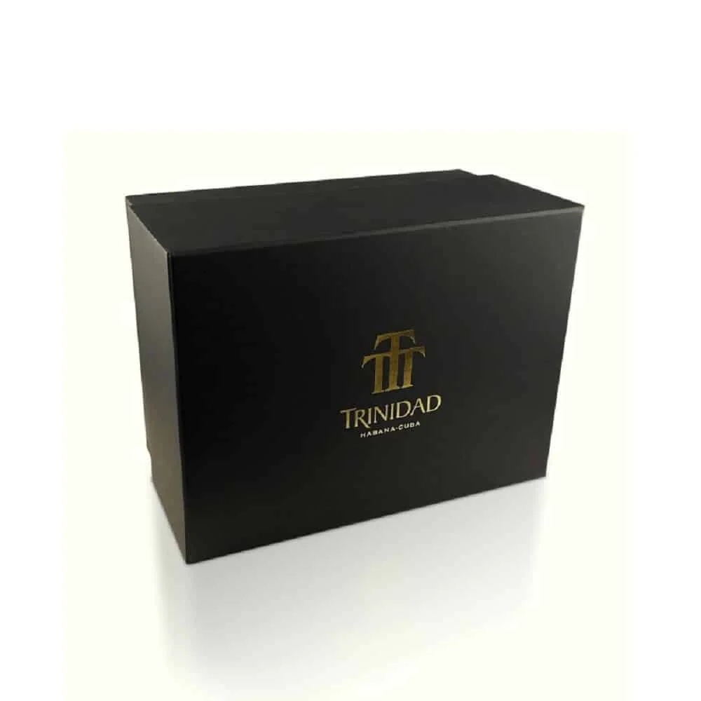 trinidad humidor υγραντήρας πούρων για 75 πούρα χρώμα κίτρινο-μαύρο κουτί μαύρο