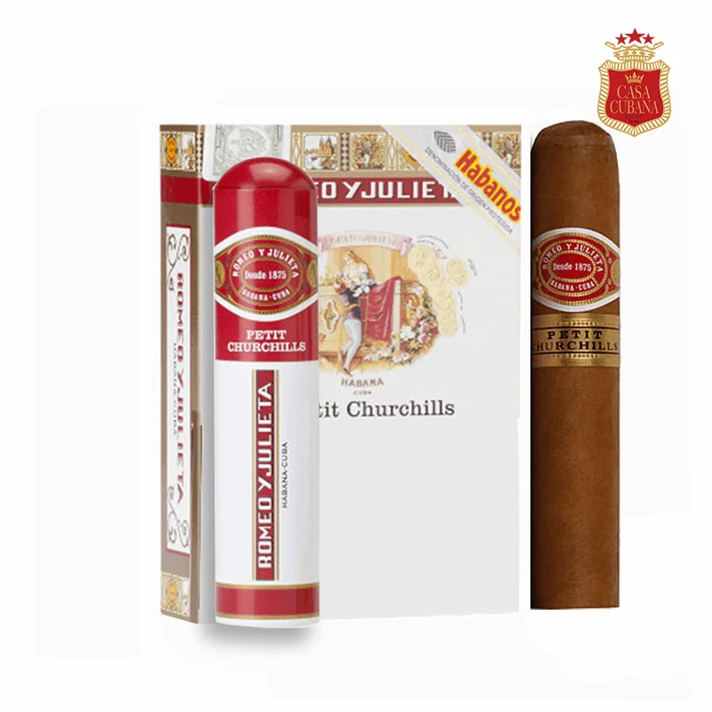 Petit Churchills A/T πούρο Κουβανέζικο 102 χιλιοστά μήκος 50 χιλιοστά διάμετρος μαζί με το κουτί τους