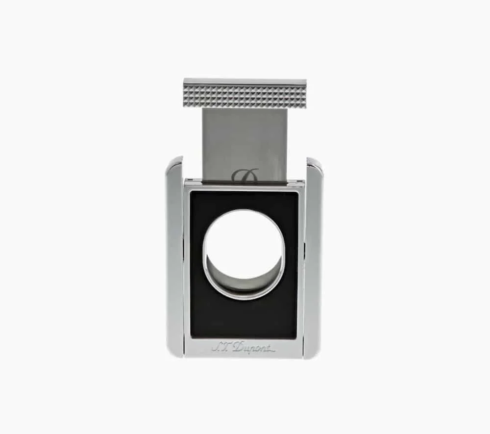Black Chrome Πουροκόφτης με Βάση Πούρου χρώμα chrome-μαύρο