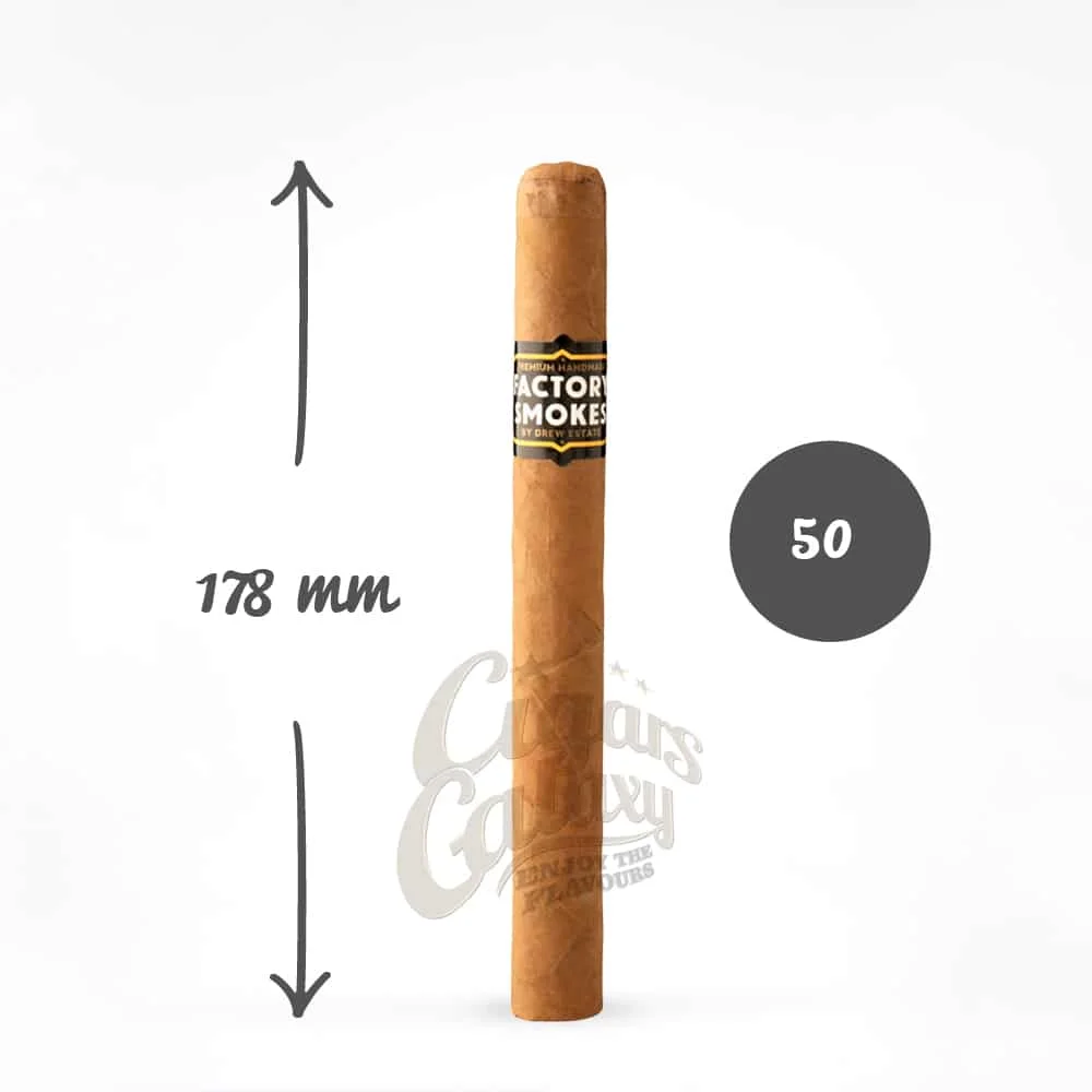 drew estate factory Smokes Shade Churchill πούρο factory Smokes Shade Churchill πούρο με γευστικές νότες ξύλου, κακάο, κρέμας, δέρματος