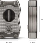 SV-CUT κόφτης πούρων πουροκόπτης χρώμα gunmetal μεταλλικός