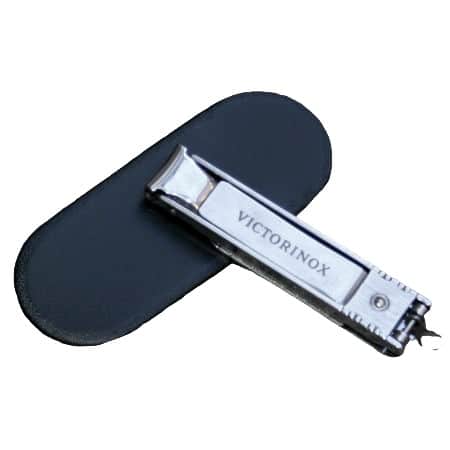 Victorinox 8.2055.CB Swiss Army Nail Clippers with Nail File, Stainless, in  Blister