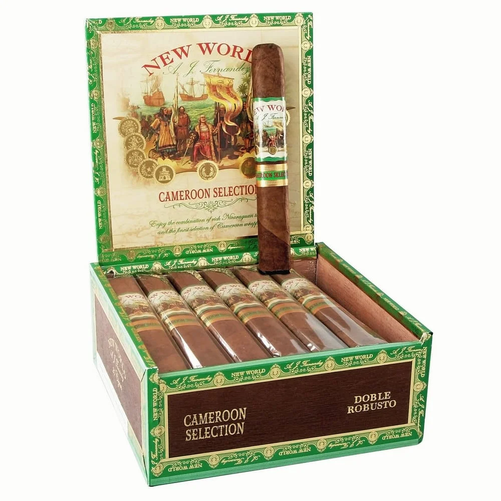 new world cameroon doble robusto πούρο ρομπούστο Νικαράγουα στο κουτί τους