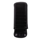 croco black για 2 gigants χρώμα μαύρο θήκη πούρων πουροθήκη