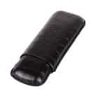 croco black για 2 gigants χρώμα μαύρο θήκη πούρων πουροθήκη