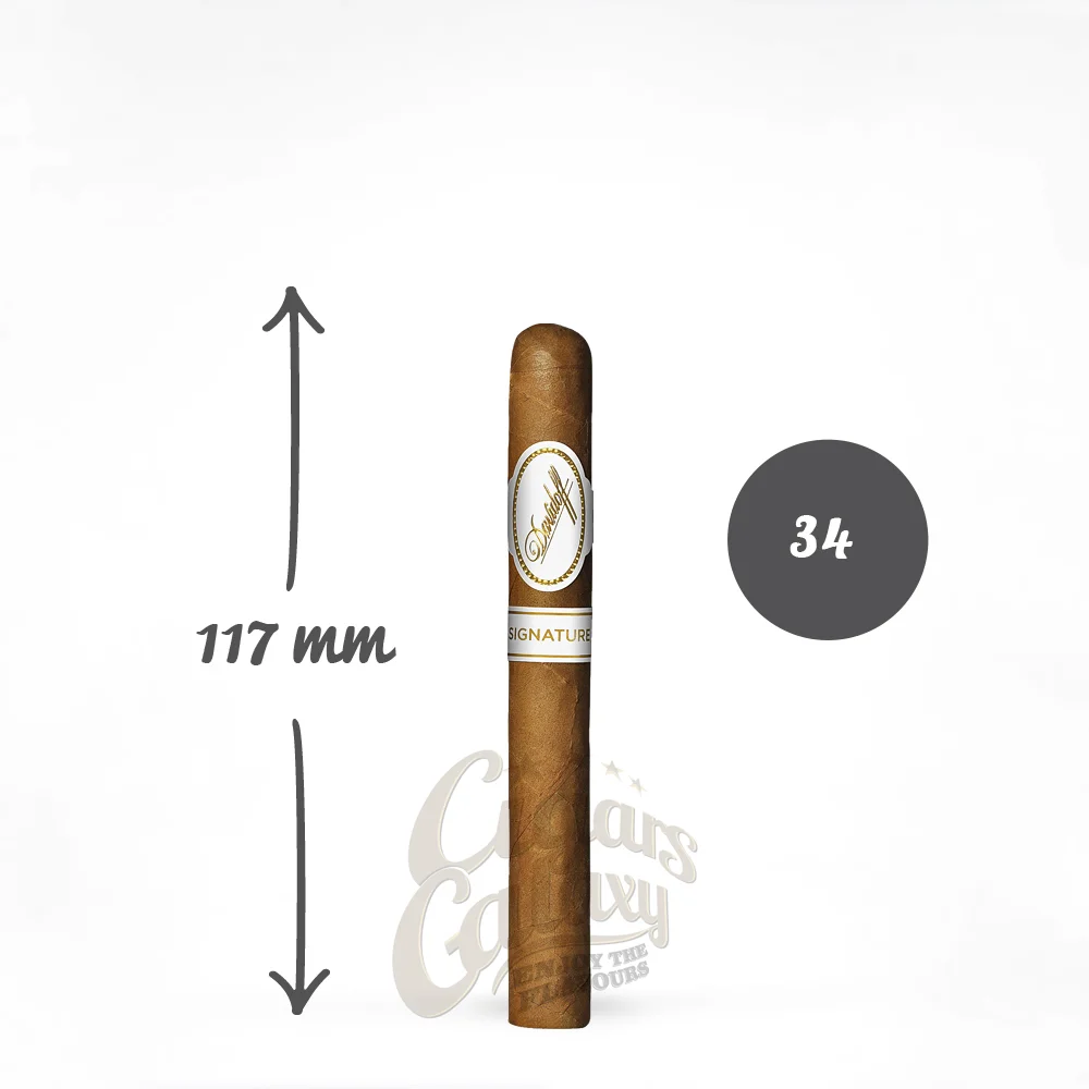 DAVIDOFF - Signature 1000 Η σειρά Signature έκανε γνωστά τα πούρα Davidoff σε όλον τον κόσμο. Το Signature No 2 αποτελούσε στο αγαπημένο πούρο του Zino Davidoff.