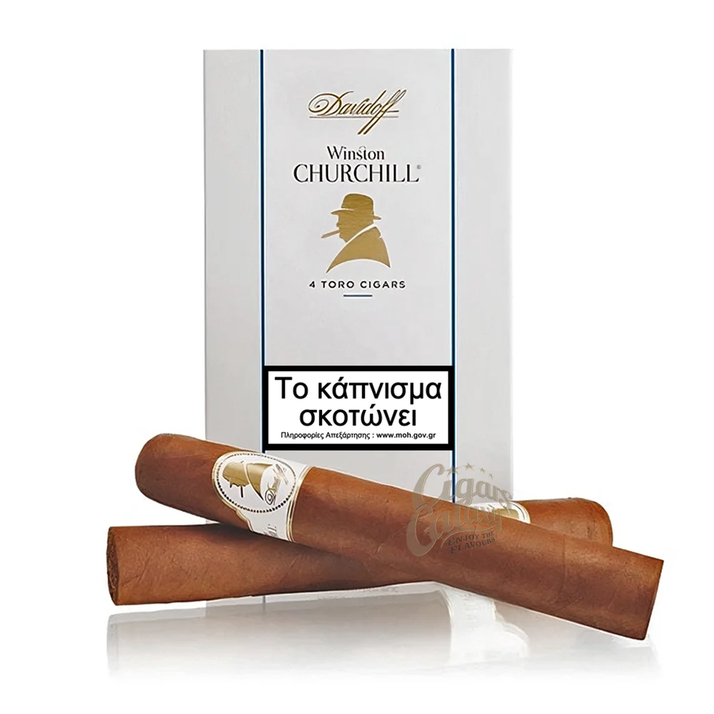 DAVIDOFF - Winston Churchill Toro. Υπάρχει μόνο ένα Winston Churchill. Υπάρχει μόνο ένα πούρο για να φέρει το όνομά του. Πούρο με χαρακτήρα!