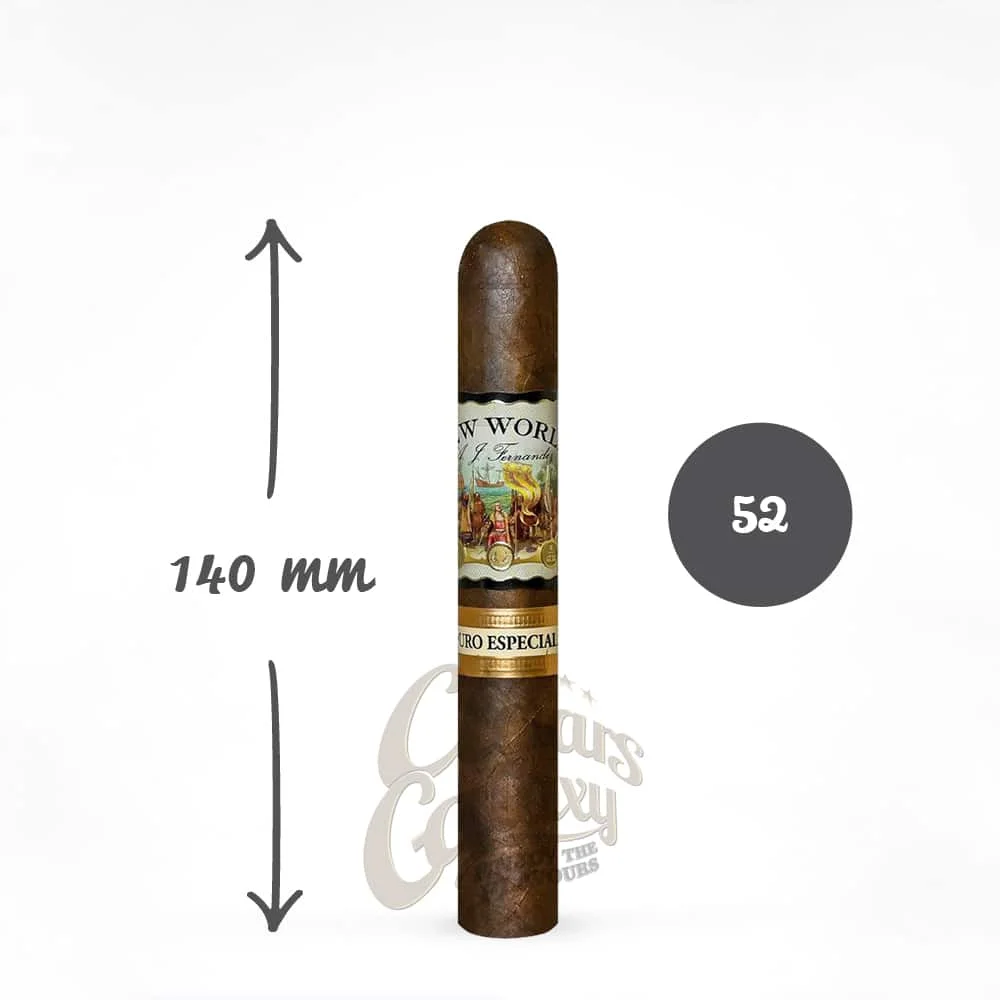 aj fernandez new world puro especial robusto πούρο πούρο με μήκος 140mm και δαχτυλίδι 52