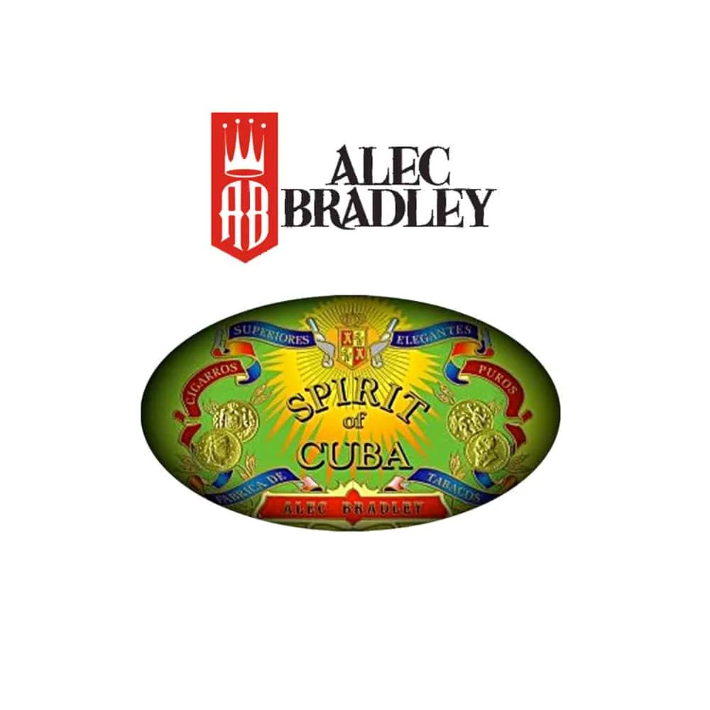 λογότυπο που αναγράφει alec bradley spirit of cuba