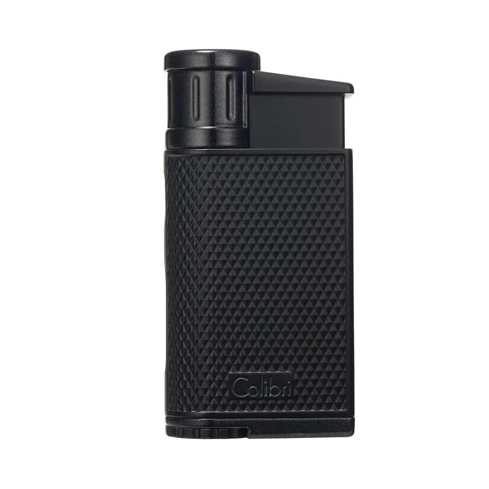 colibri αναπτήρας evo black jet αναπτήρας μαύρος colibri με ανάγλυφη επιφάνεια μεταλλικός
