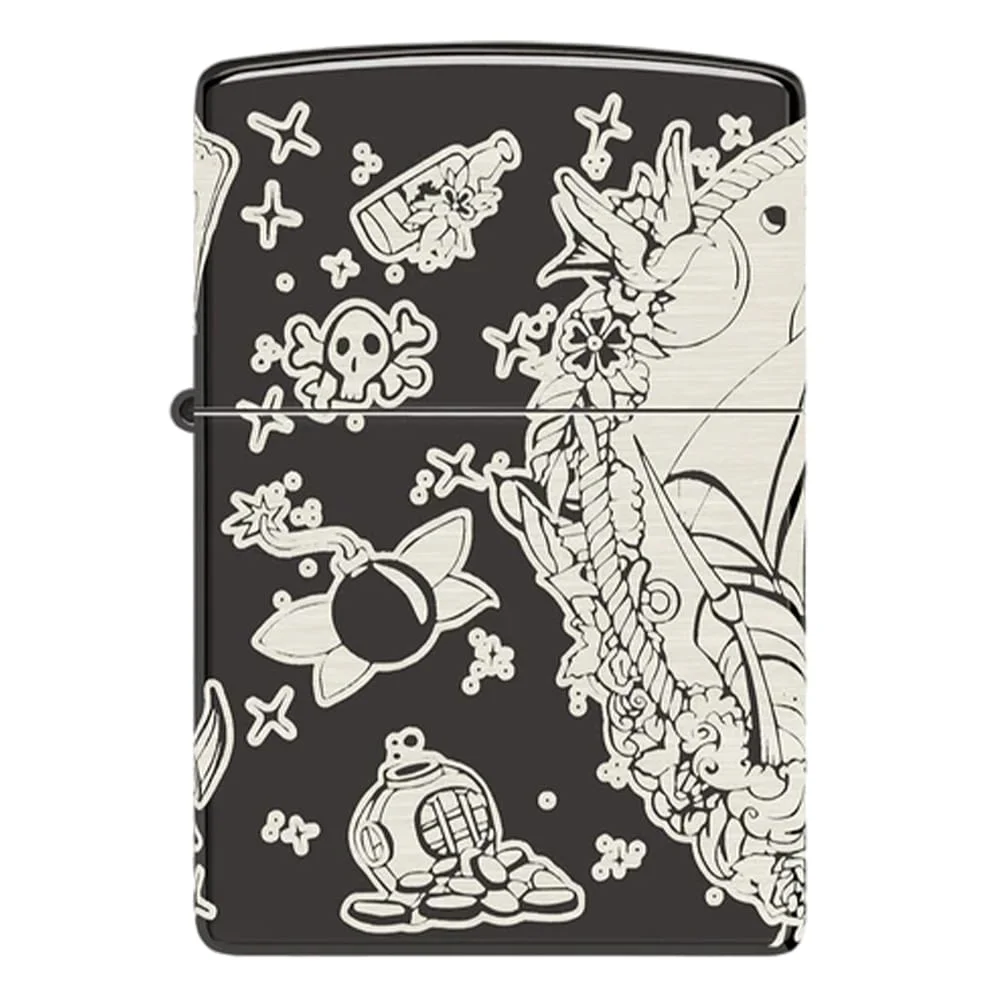 zippo_tattoo_48398_1.png Zippo αναπτήρας tattoo theme σχέδιο άσπρο μαύρο χρώμα