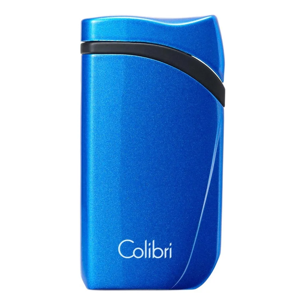 Colibri Falcon αναπτήρας jet blue αναπτήρας colibri σε μπλε μεταλλικό χρώμα τύπου jet κλειστός