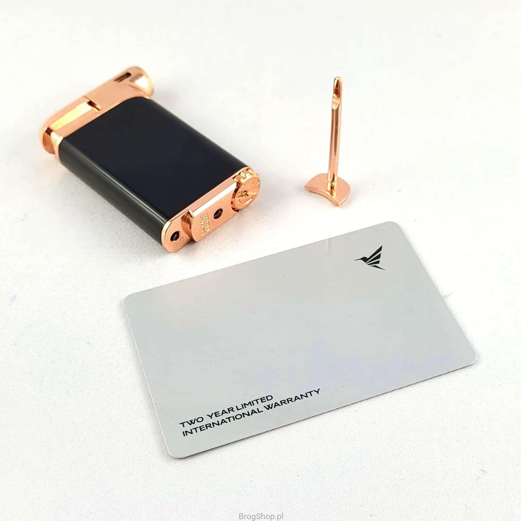 Pacific Air Αναπτήρας Πίπας καπνού με Tamper χρώμα Black & Rose Gold