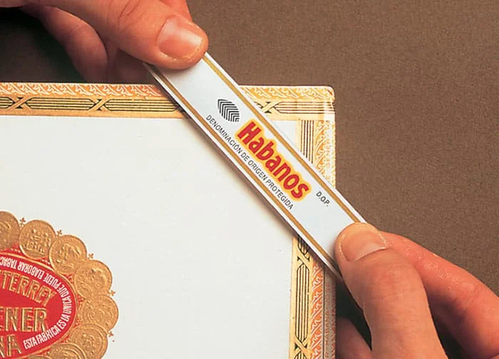 κουτί σφραγίδα habanos πούρο Κουβανέζικο αυθεντικό