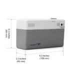 M1 Electronic Cigar Humidifier υγραντικό στοιχείο για υγραντήρα πούρων χρώμα άσπρο-γκρι διάμετρος