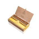 wide edmundo πούρο της εταιρίας Montecristo, Κουβανέζικο, ξύλινο κουτί για πούρα με ανοιχτό καπάκι και πούρα μέσα