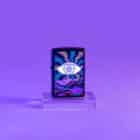 Black Light Eye Design Αναπτήρας με πολύχρωμο σχέδιο μάτι και σύννεφα σε χρώμα μπλε πράσινο κίτρινο μωβ πορτοκαλί