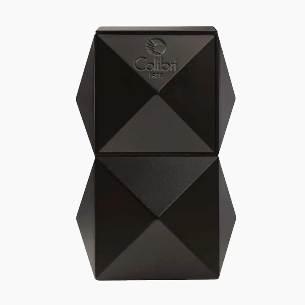 colibri_desk_quasar _black_1 COLIBRI - Quasar Επιτραπέζιος Αναπτήρας Πούρου Τριπλός Jet Μαύρος (LI710T1) αντιανεμικός