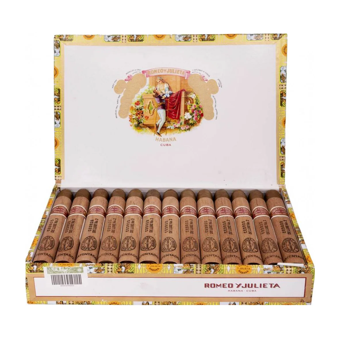 Απαλό και αρωματικό πούρο Corona από τη Romeo y Julieta, με νότες λουλουδιών και βοτάνων. Ιδανικό για καθημερινή απόλαυση και αρχάριους καπνιστές.