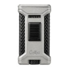 COLIBRI - Αναπτήρας Ascari Triple Jet Punch Charcoal (LI250T3), γκρι, αντιανεμικός
