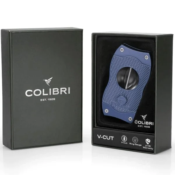 COLIBRI - Πουροκόφτης V-CUT Diamond Navy (CU300T35), μεταλλικός