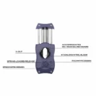 COLIBRI - Πουροκόφτης V-CUT Diamond Navy (CU300T35), μεταλλικός