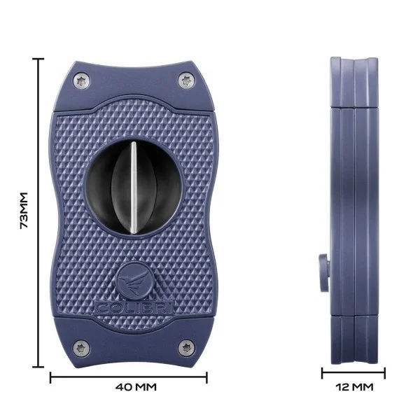 COLIBRI - Πουροκόφτης V-CUT Diamond Navy (CU300T35), μεταλλικός