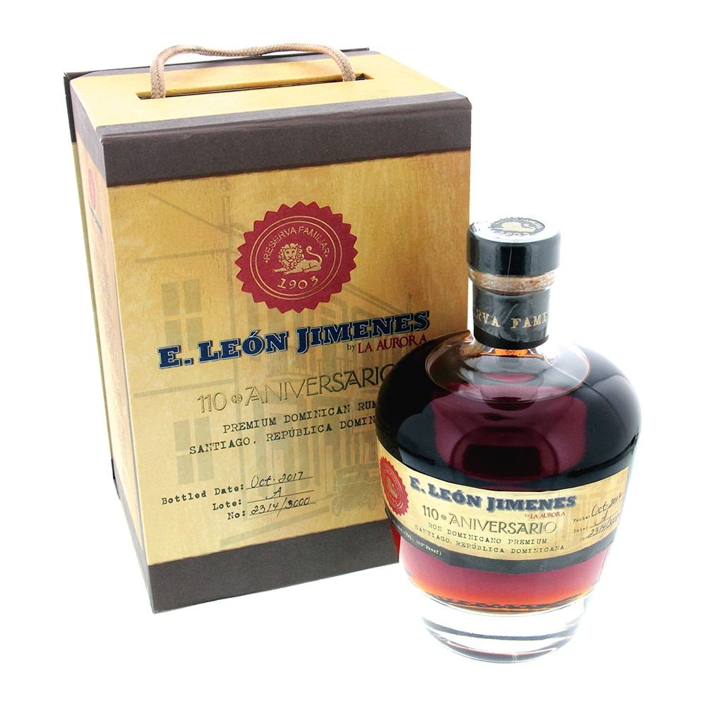 LA AURORA - E. León Jimenes 110 Aniversario Rum 700ml ρούμι