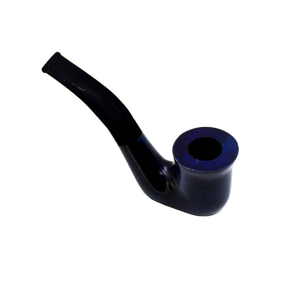 PRINCE - 10 Σκούρα Μπλε / Μαύρη Λεία Πίπα Καπνού, ξύλινη