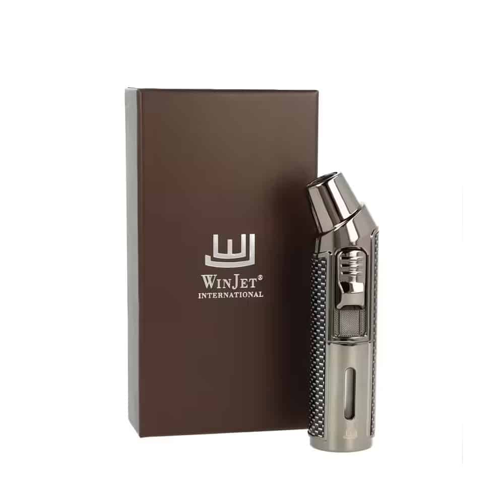 WINJET - Μονός Jet Αναπτήρας με Punch (310040), gunmetal, carbon look