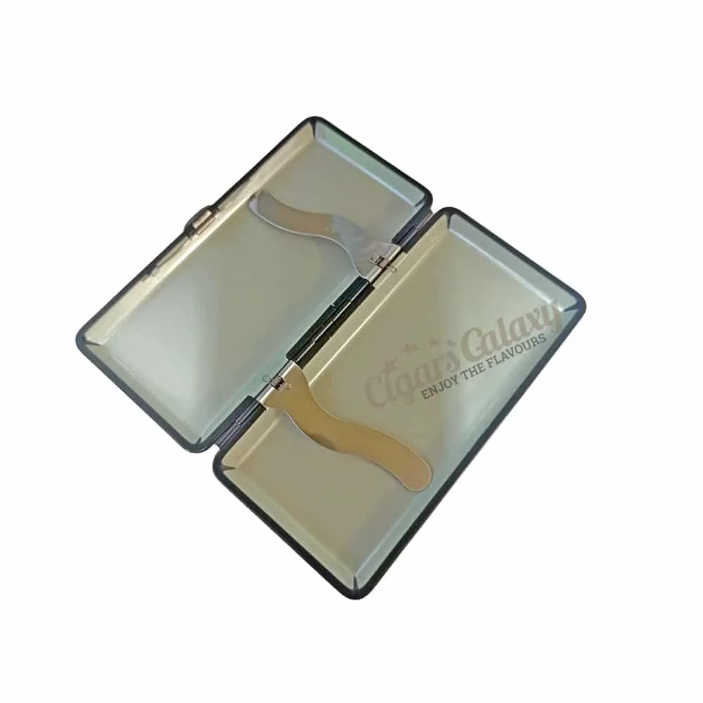 ANGELO - Ταμπακιέρα για 12 τσιγάρα 110mm (802270), μαύρη