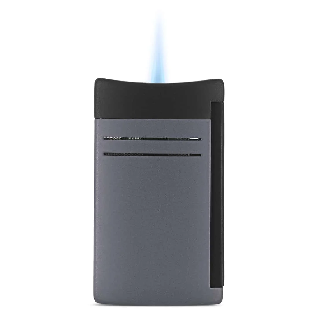 S.T. DUPONT - Maxijet Αναπτήρας Jet Black Matt Graphite (020166), αντιανεμικός, μαύρος