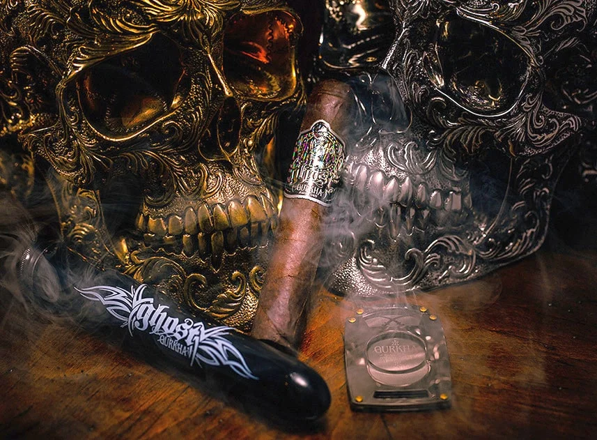 GURKHA - Ghost Shadow μαζί με με μεταλλικές διακοσμητικές νεκροκεφαλές