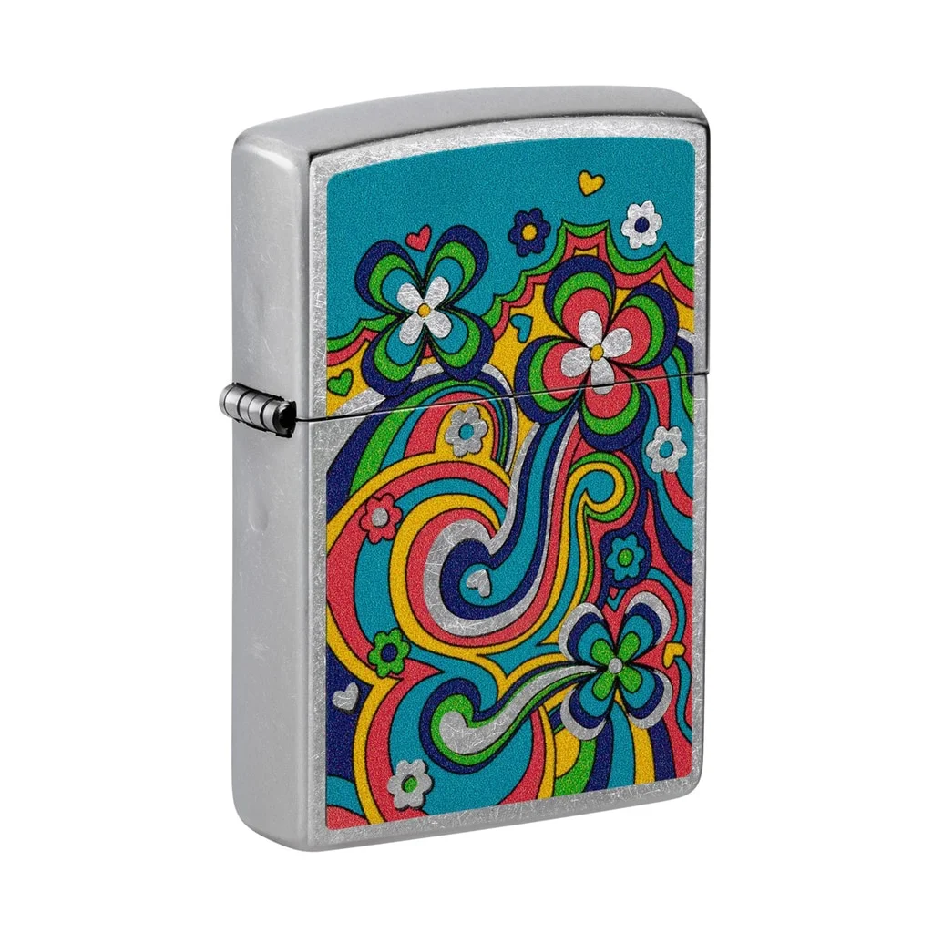 zippo flower power 1 ZIPPO - Flower Power Design Αναπτήρας (48579)