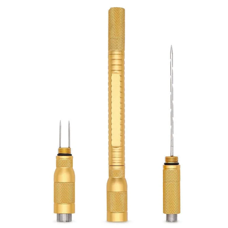 Cigar Draw Tool Αλουμινίου 4 σε 1 Χρυσό (2006-GOLD)