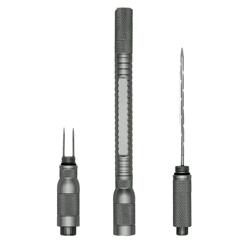 Cigar Draw Tool Αλουμινίου 4 σε 1 Γκρι (2006-GREY)