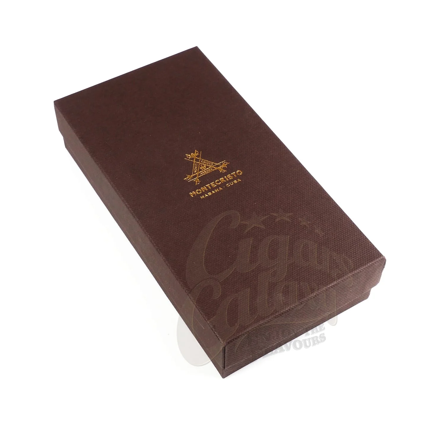 HABANOS - Montecristo Δερμάτινη Πουροθήκη για 3 πούρα (IB058), κουτί