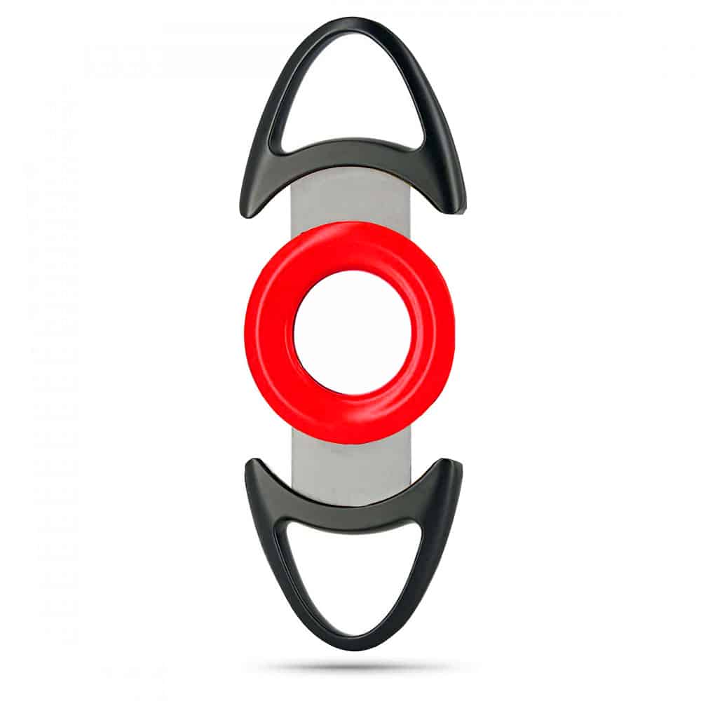 CIG-R - Μεταλλικός Πουροκόφτης Κόκκινος Γκιλοτίνα 64 Ring (C001-03)