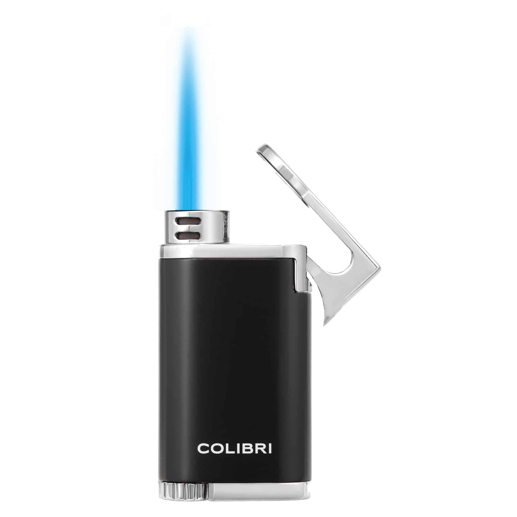 COLIBRI - Belmont Αναπτήρας Jet Metallic Black-Chrome (LI200C11)
