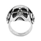 ZIPPO - Headphone Stainless Steel Skull Ring (2006575), δαχτυλίδι
