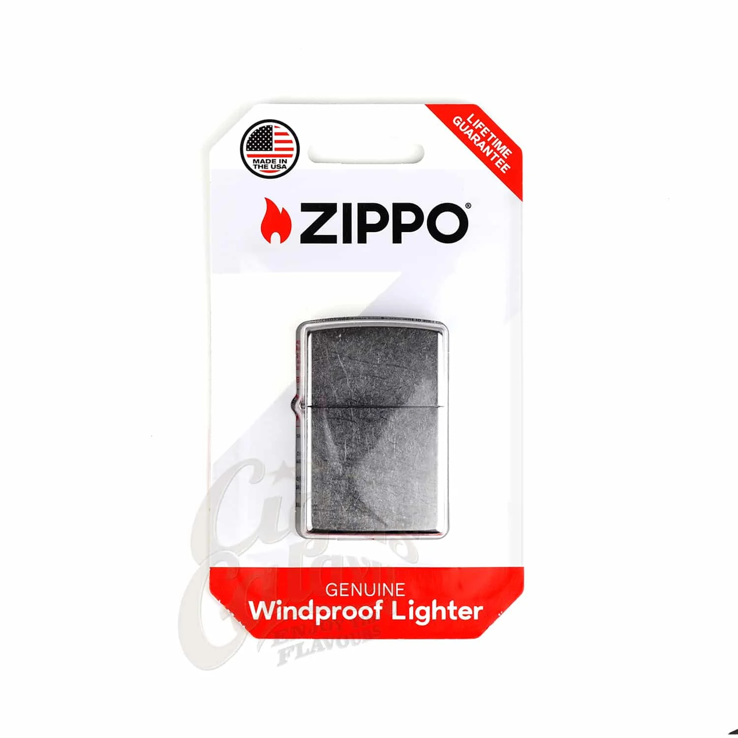 PB011272 ZIPPO - Street Chrome Αναπτήρας σε συσκευασία Blister (207), μεταλλικός