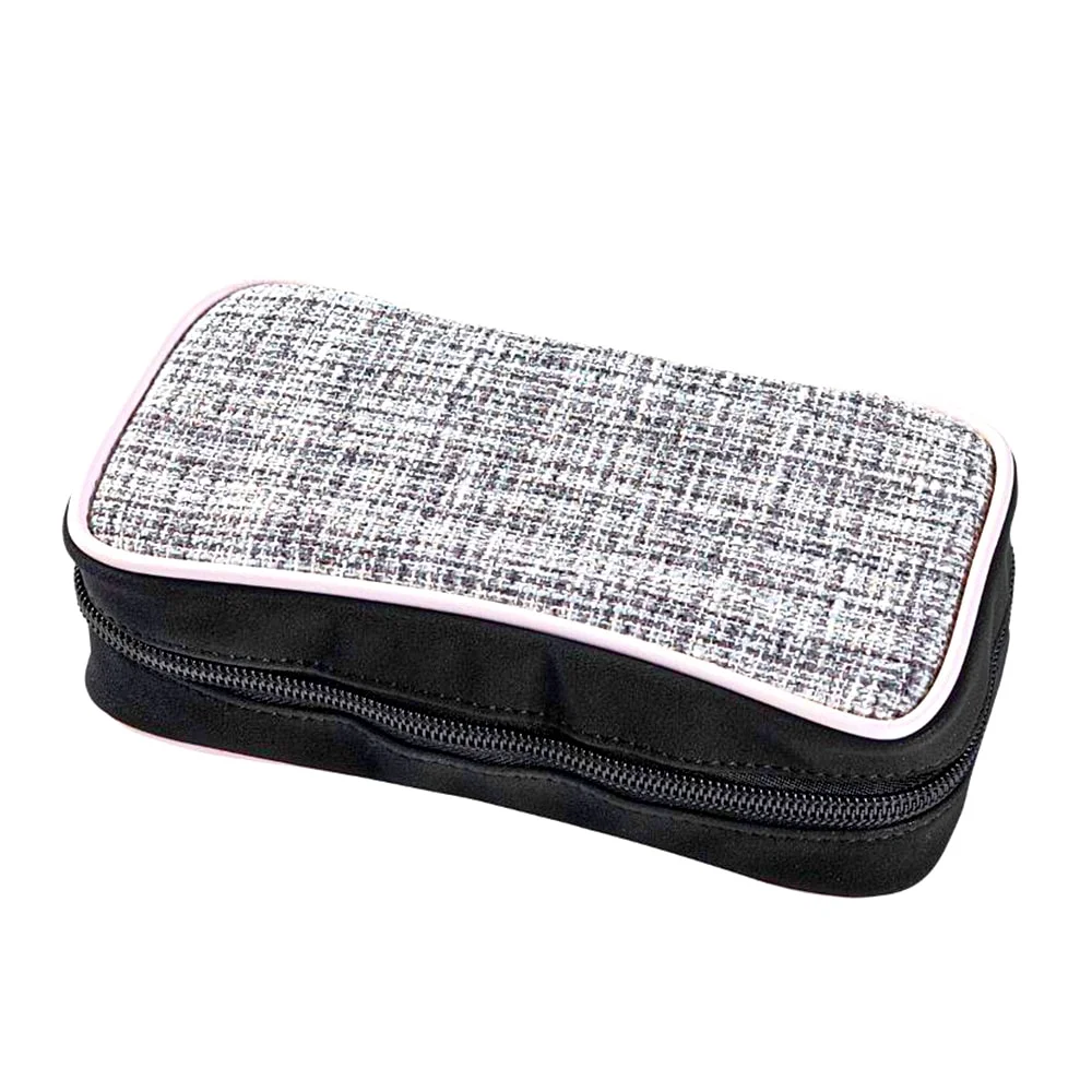 angelo_832001_1 ANGELO - Διπλή Θήκη Πίπας από PU Leather (832001) με φερμουάρ