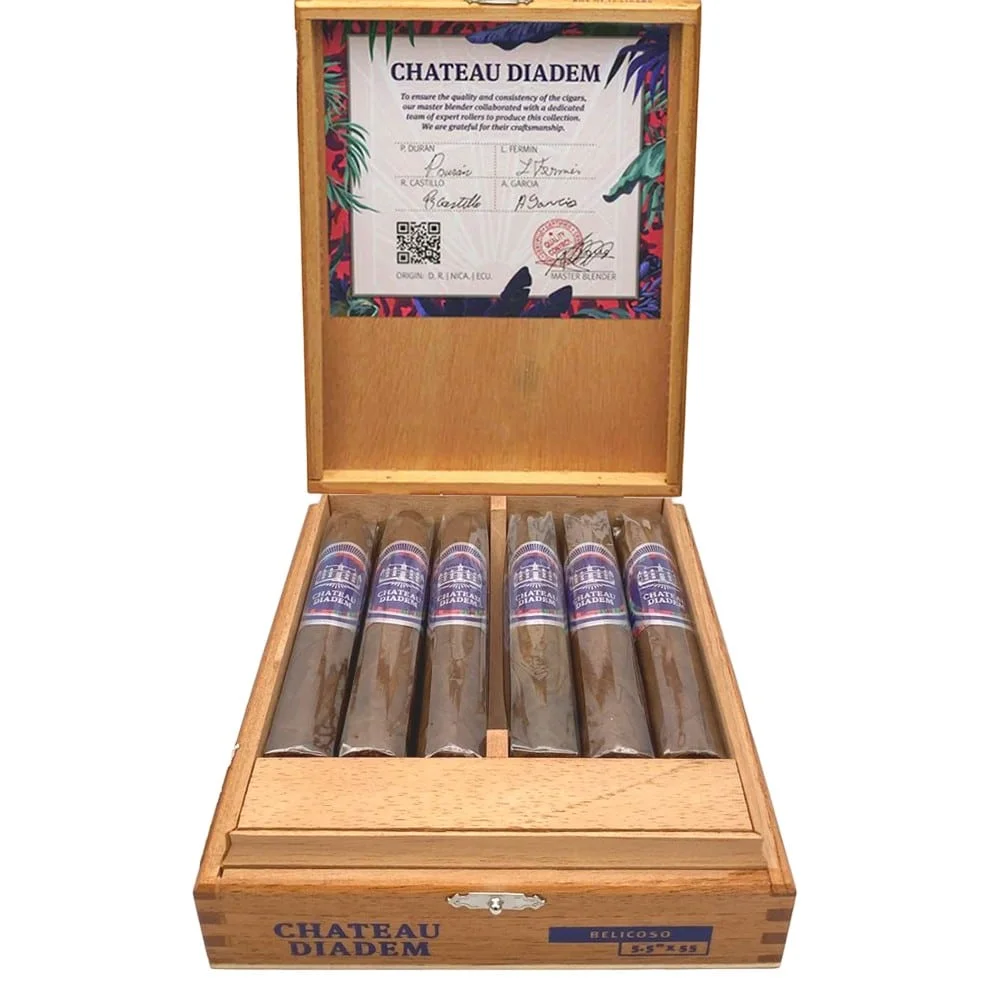 CHATEAU DIADEM - Conviction Belicoso πούρο, πούρα σε ξύλινο κουτί πούρων